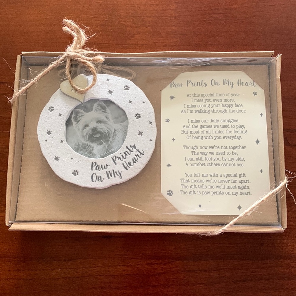 Christmas ornament photo frame